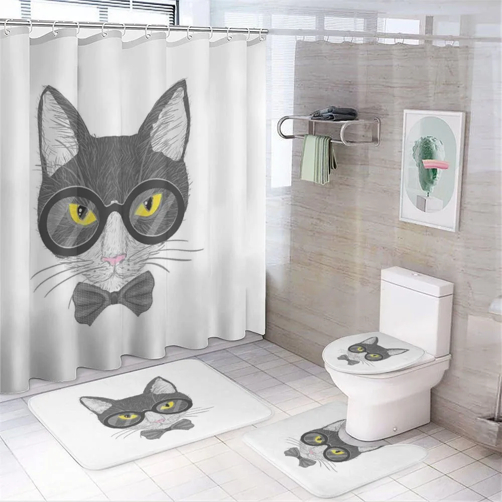 Greyscale Cat with Bowtie — Your design