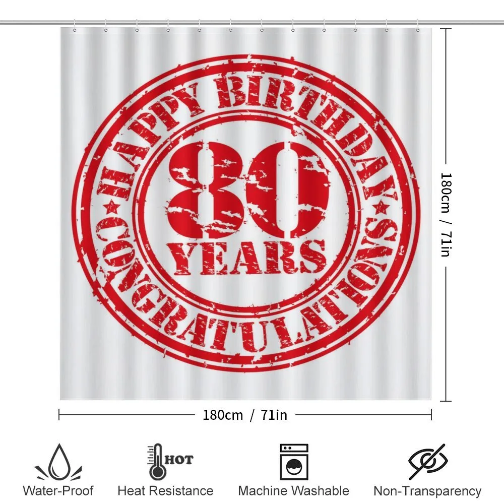 Happy Birthday Stamp — Detail 2