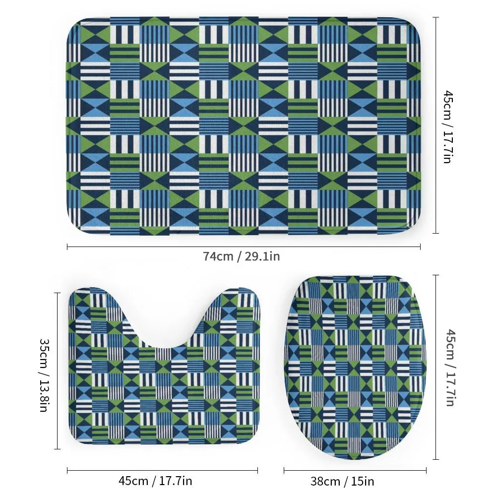 Mosaic Checks Pattern — Detail 1