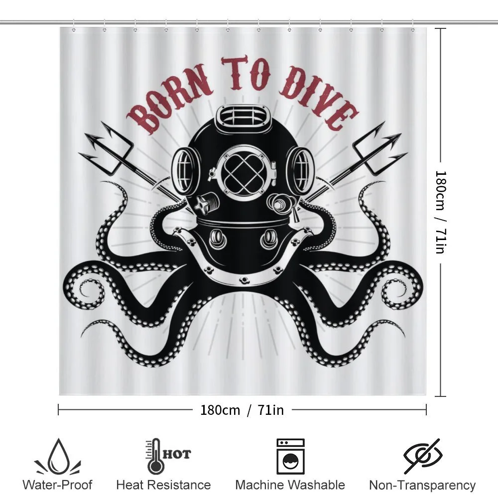 Octopus and Diver — Detail 2