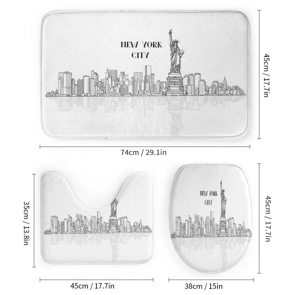 Outline Cityscape New York City — Detail 1