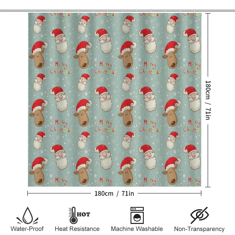 Santa Deer Vintage — Detail 2
