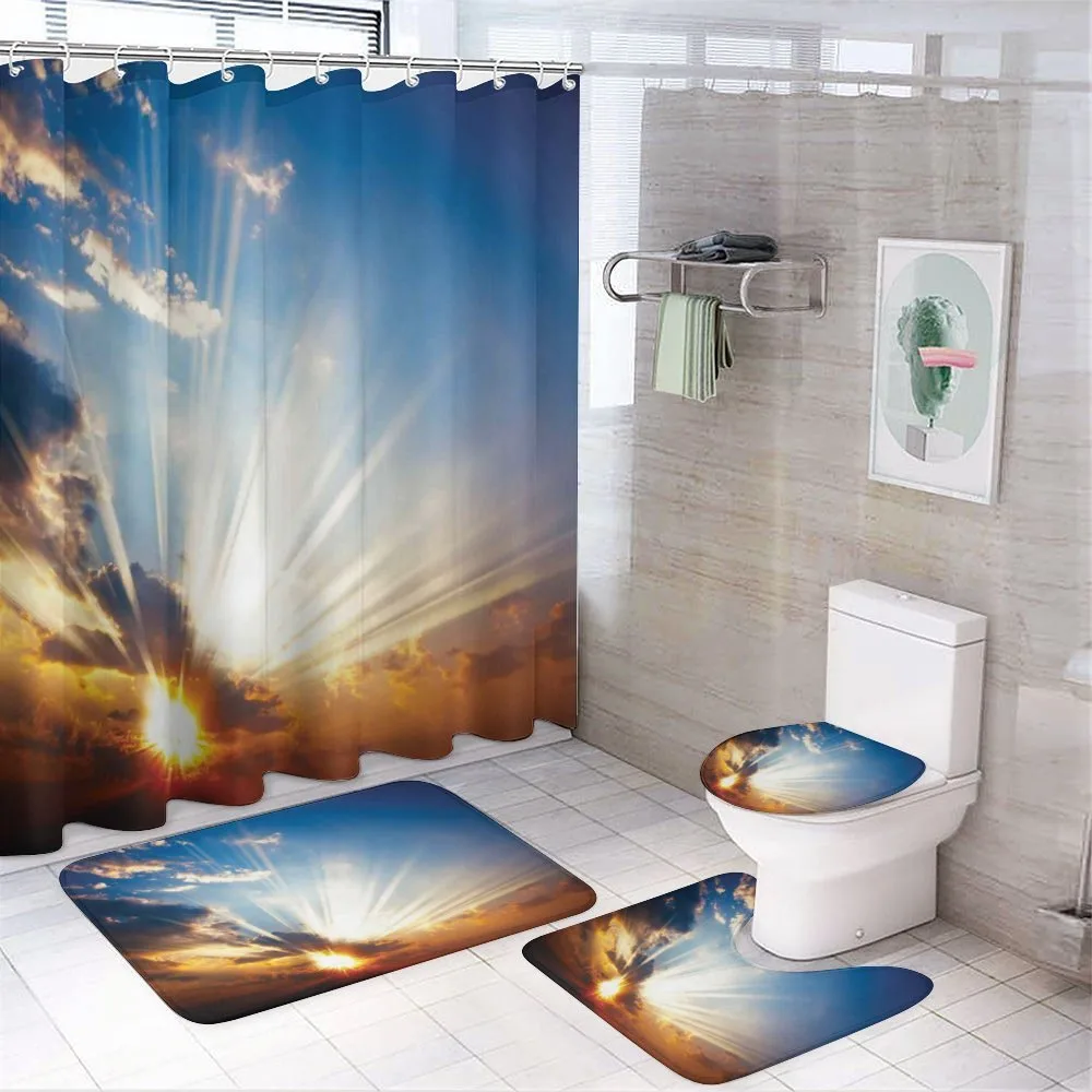 Sunbeams in Sky Scenery — Your design