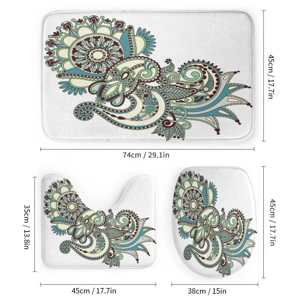Traditional Ornate Flower — Detail 1