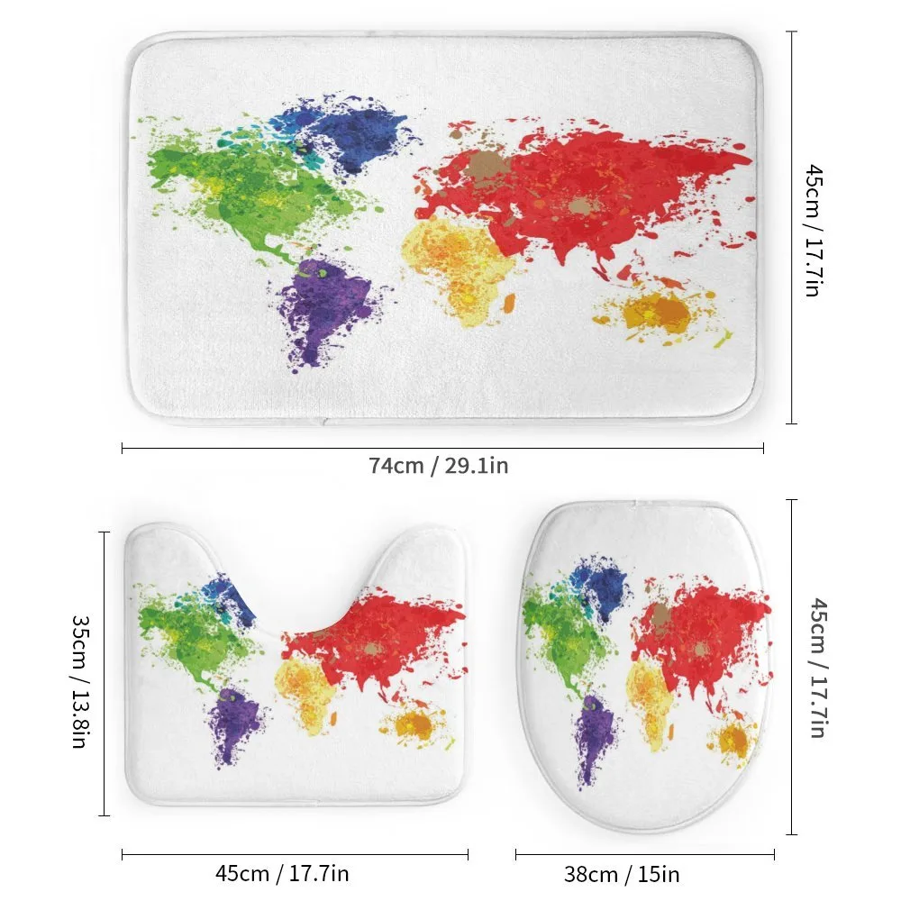 World Map Artwork — Detail 1