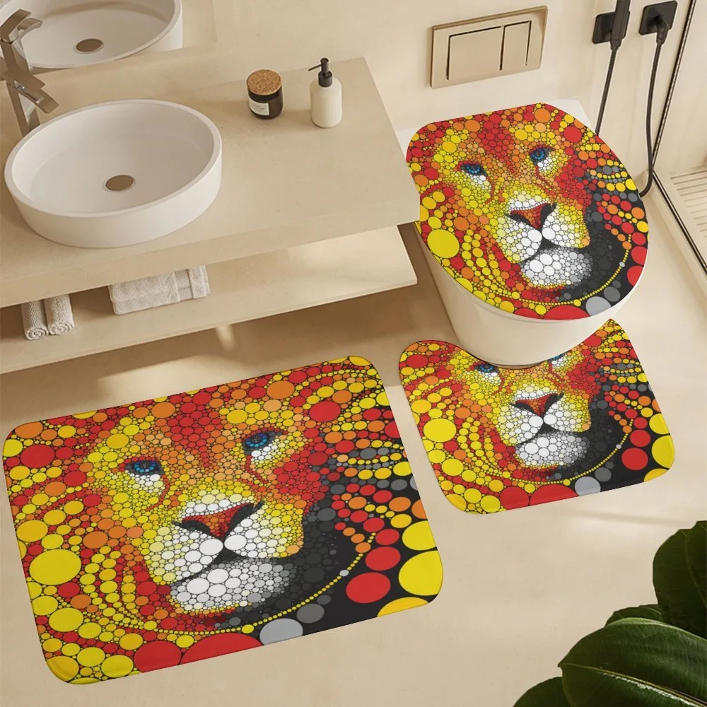 Abstract Lion in Wild — Detail 5