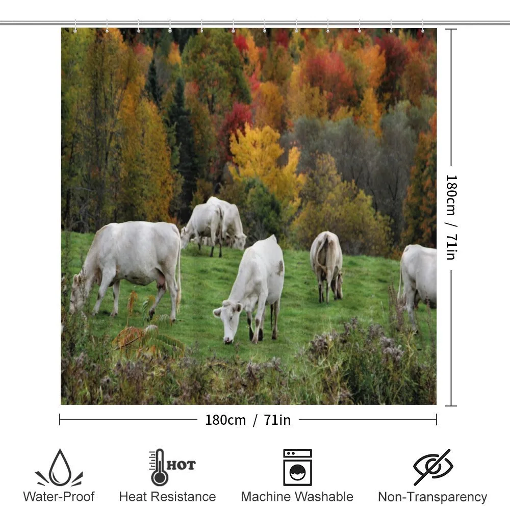 Cows on Autumn Hill — Detail 2