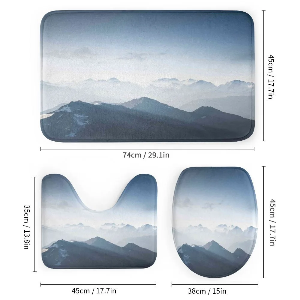 Foggy Morning Mountain — Detail 1