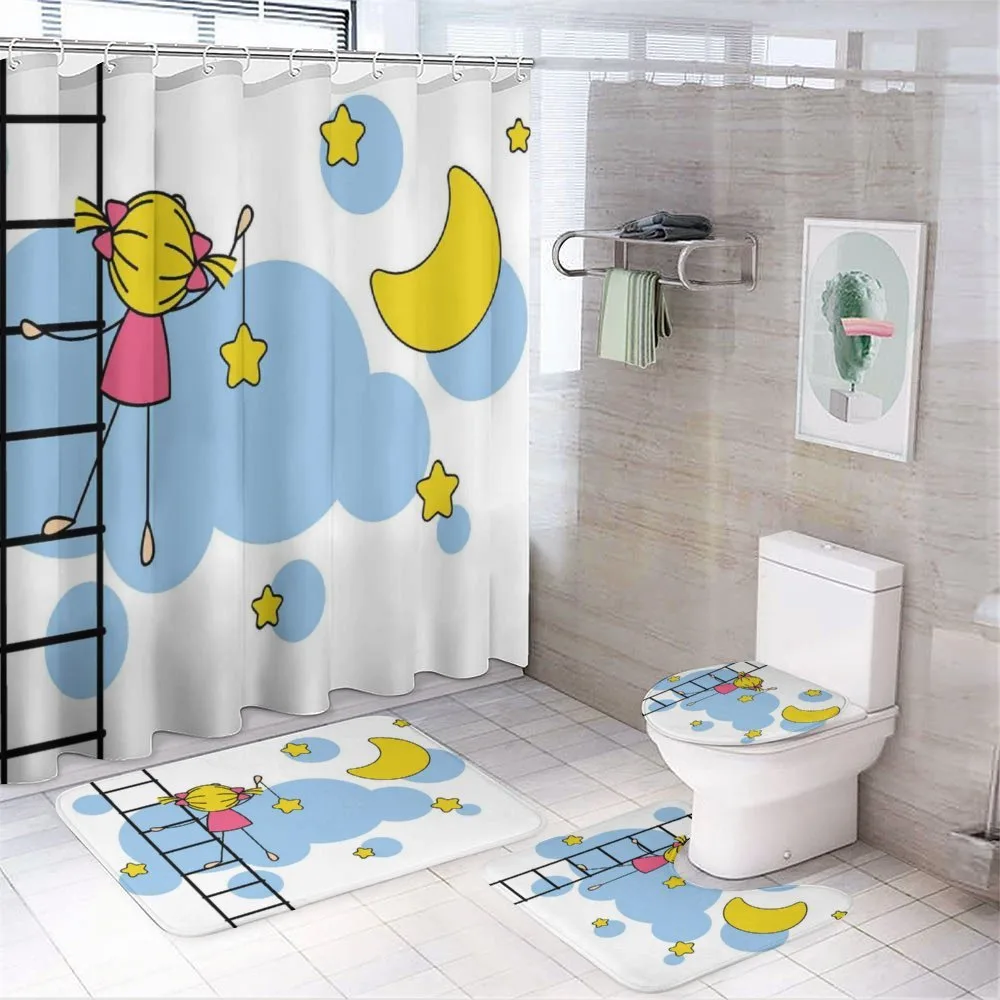 Girl Ladder with Star — Your design