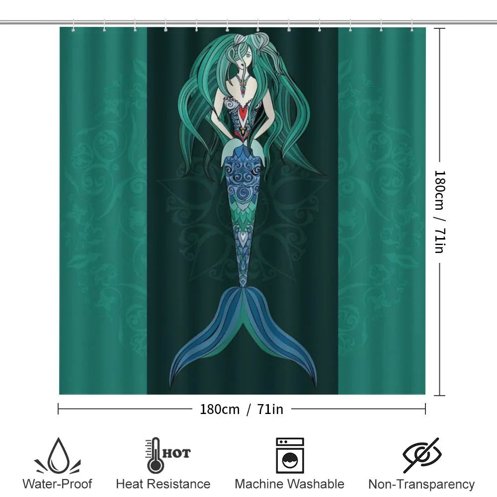 Hand Drawn Mermaid — Detail 2