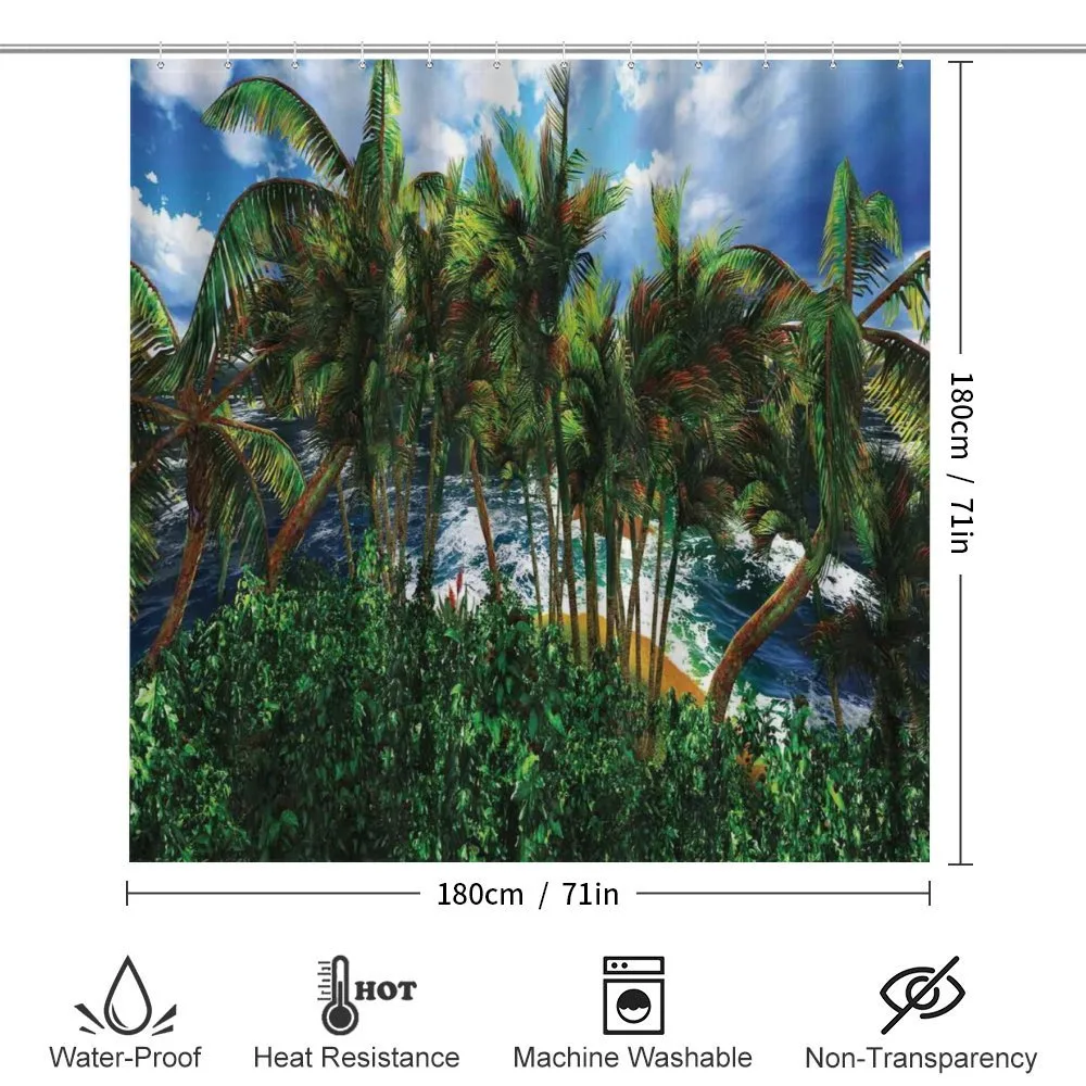 Hawaii Island Palm Tree — Detail 2