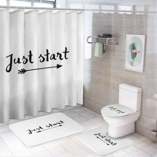 Life Advice Wisdom on a shower curtain