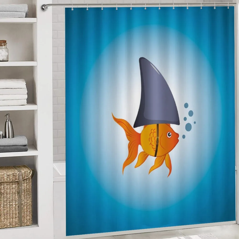 Little Fish Wearing Fin — Detail 4