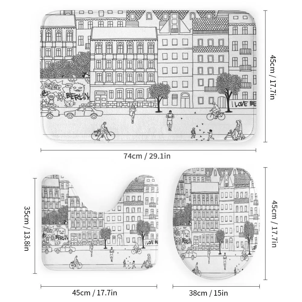 Monochrome Berlin Square — Detail 1