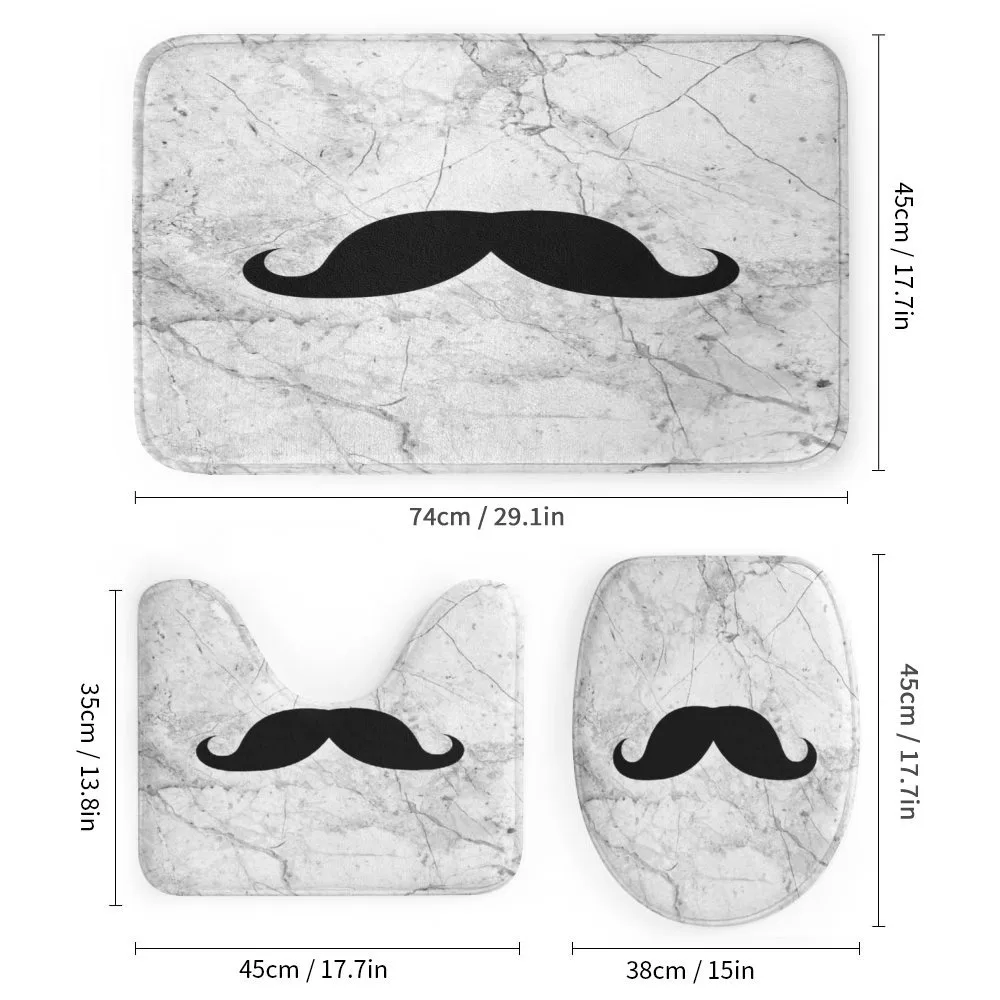 Mustache Motif Retro — Detail 1