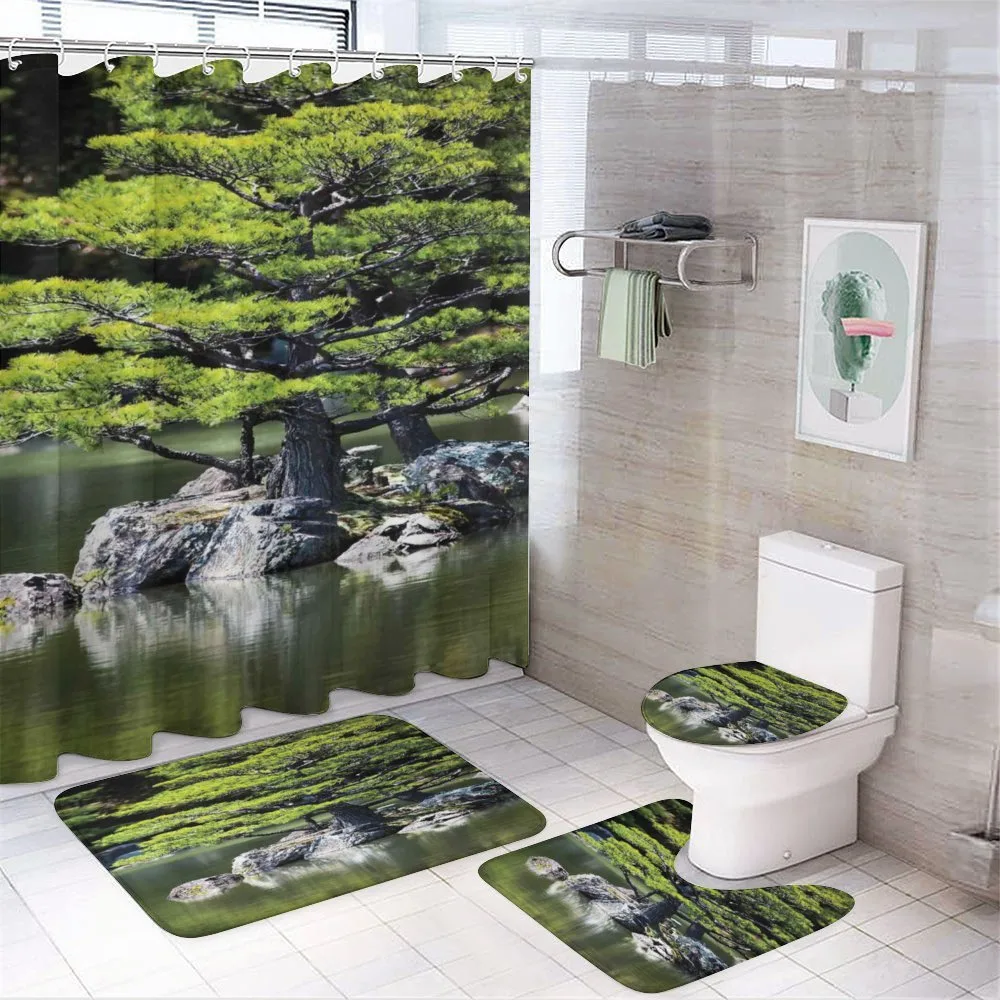 Pine Tree in Lake — Your design