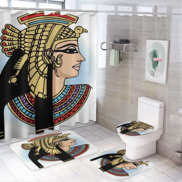 Queen Cleopatra Art on a shower curtain