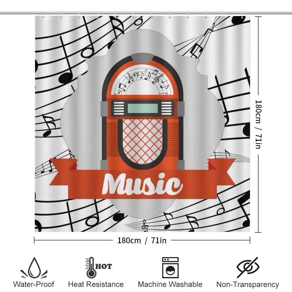 Retro Red Music Box — Detail 2