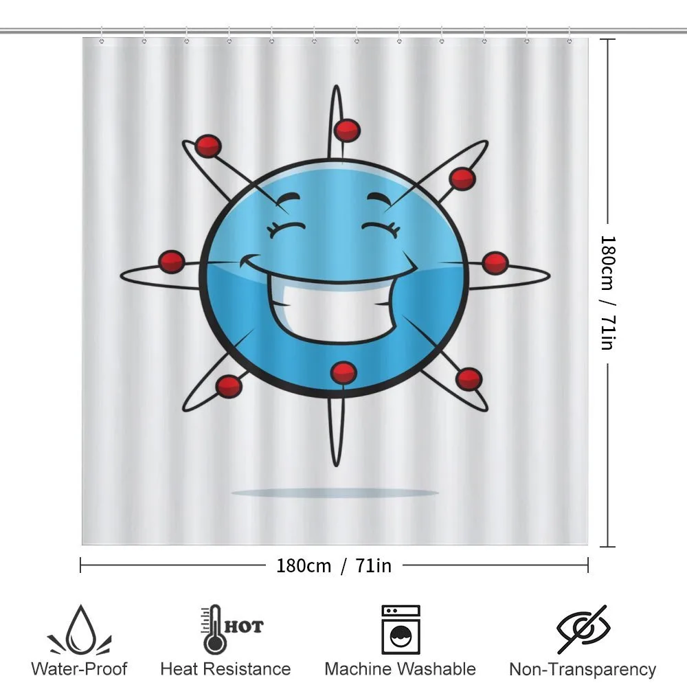 Scientific Cheerful Particle — Detail 2
