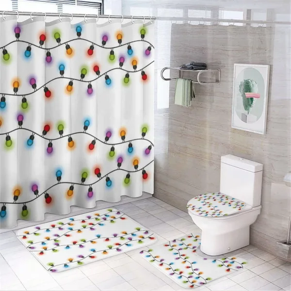 Vibrant Celebratory on a shower curtain