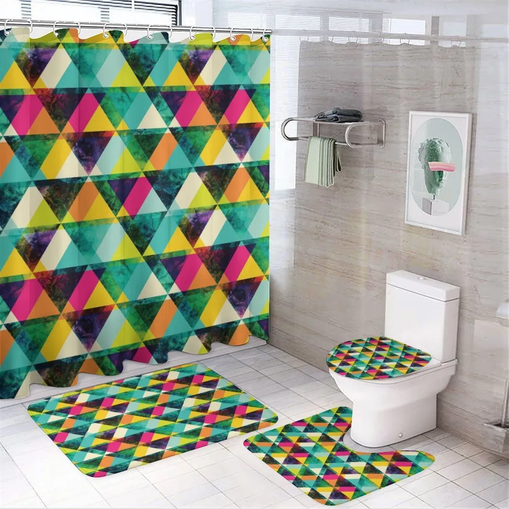 Vibrant Triangles Grunge — Your design