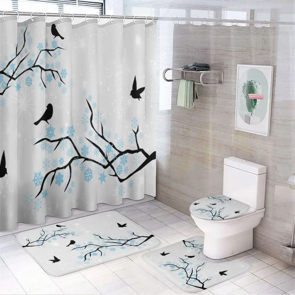 Winter Birds Stars Sky — Your design