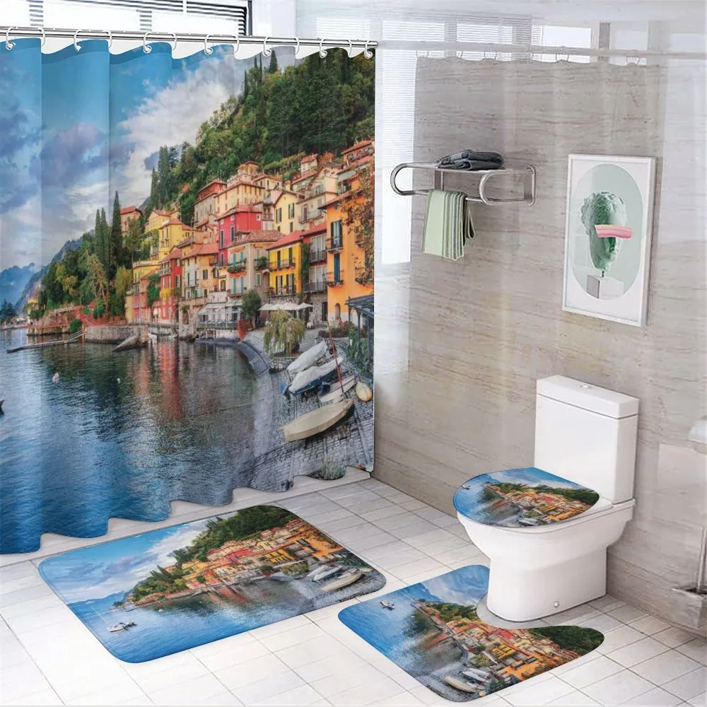 Yacht Boat Idyllic Town — Your design