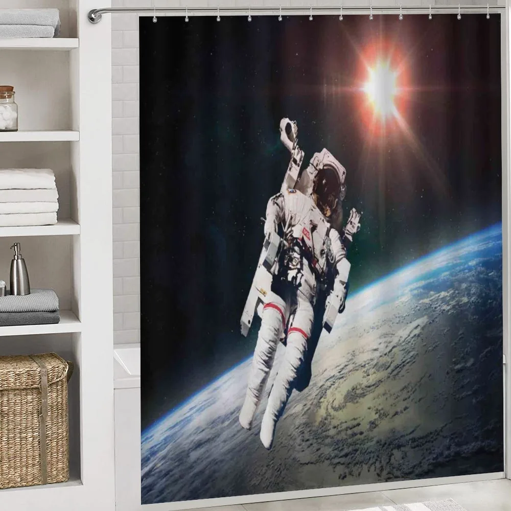 Astronaut with Sun Beams — Detail 4