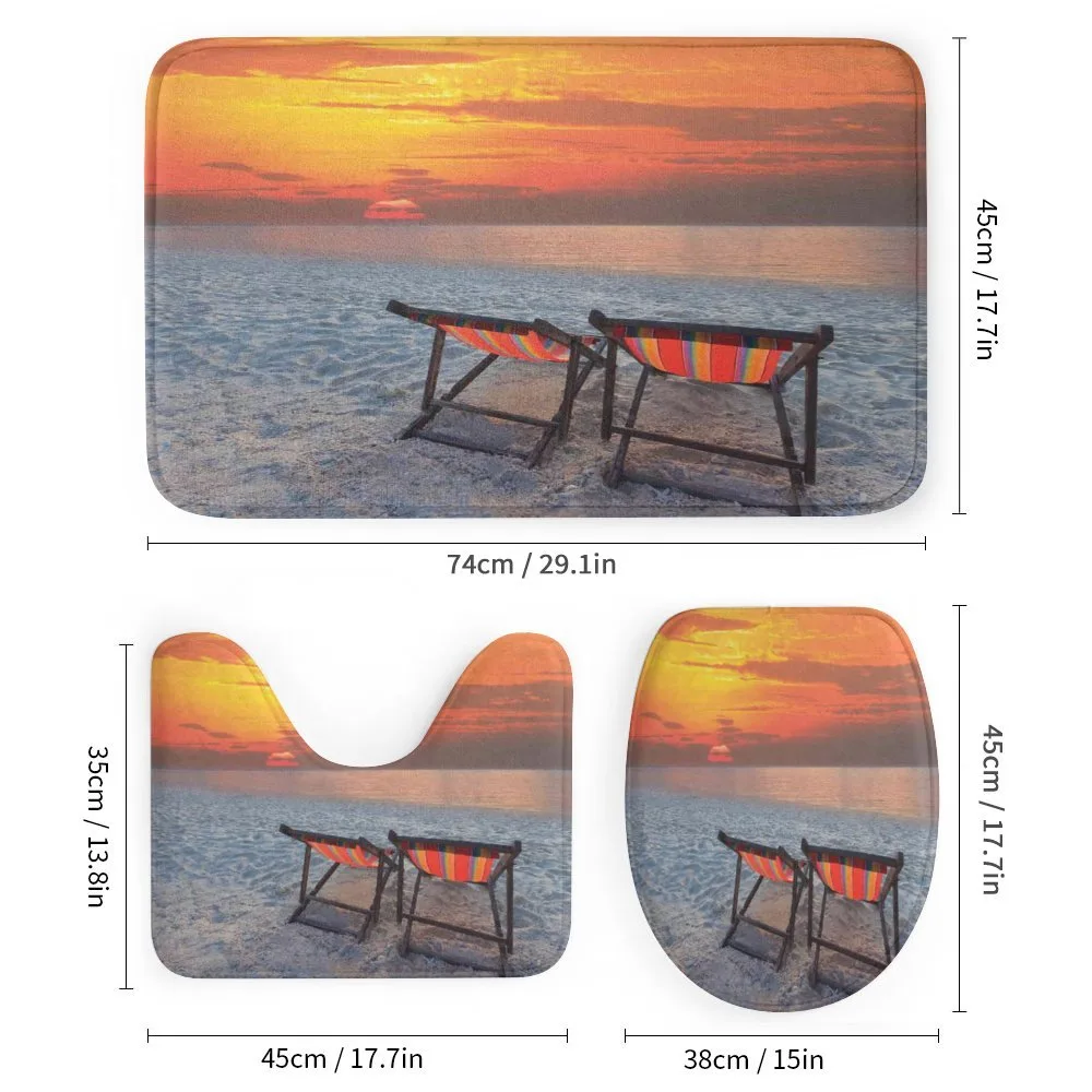 Beach with Colorful Sky — Detail 1