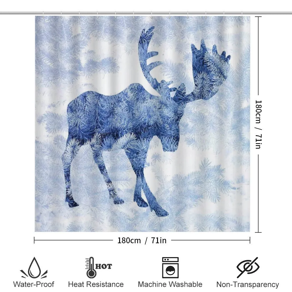 Blue Winter Antlers Tree — Detail 2