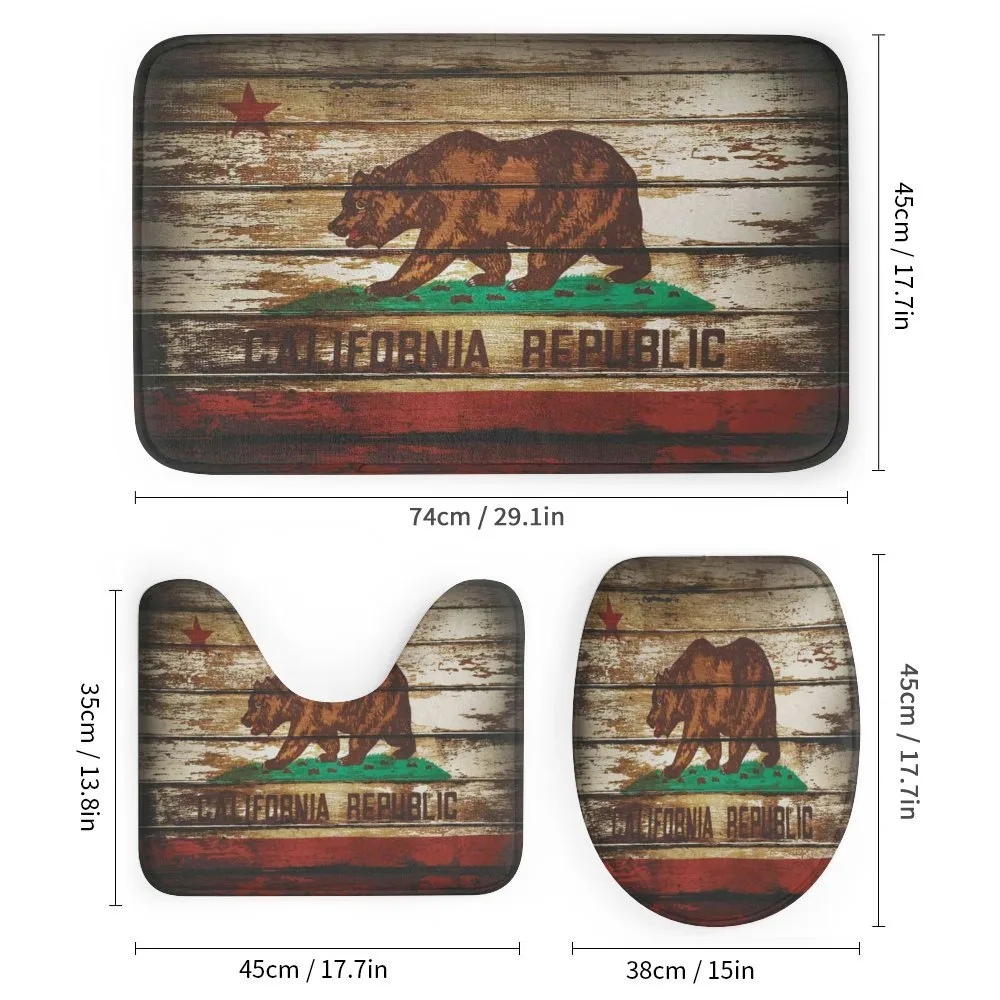 California Flag Rustic Boards — Detail 1