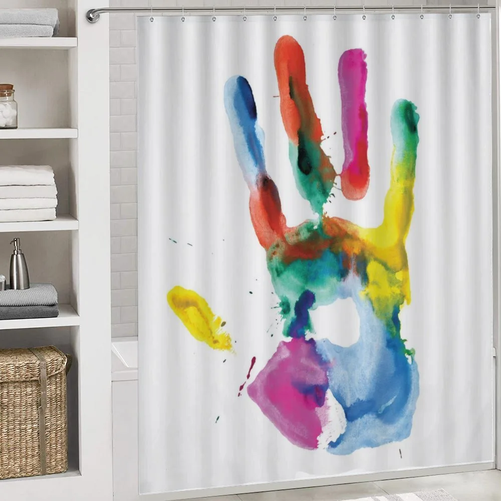 Colored Human Hand — Detail 4