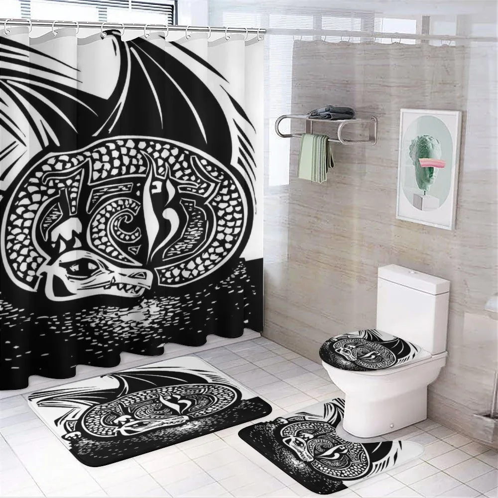 Curled up Dragon Sketch — Your design