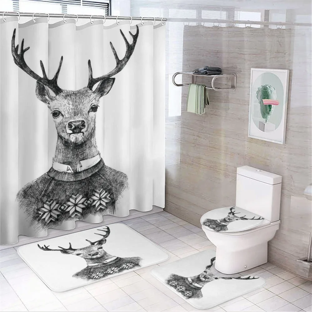 Deer Nordic Sweater Xmas — Your design