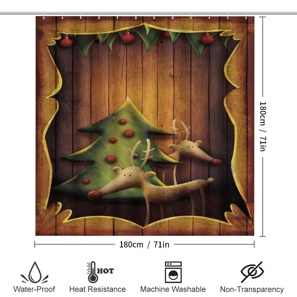 Deers Tree Wood Frame — Detail 2