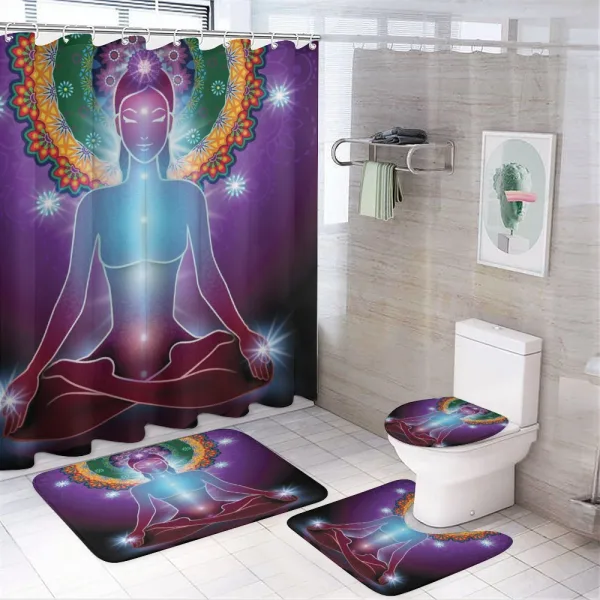 Inner Peace Mystic Energy on a shower curtain