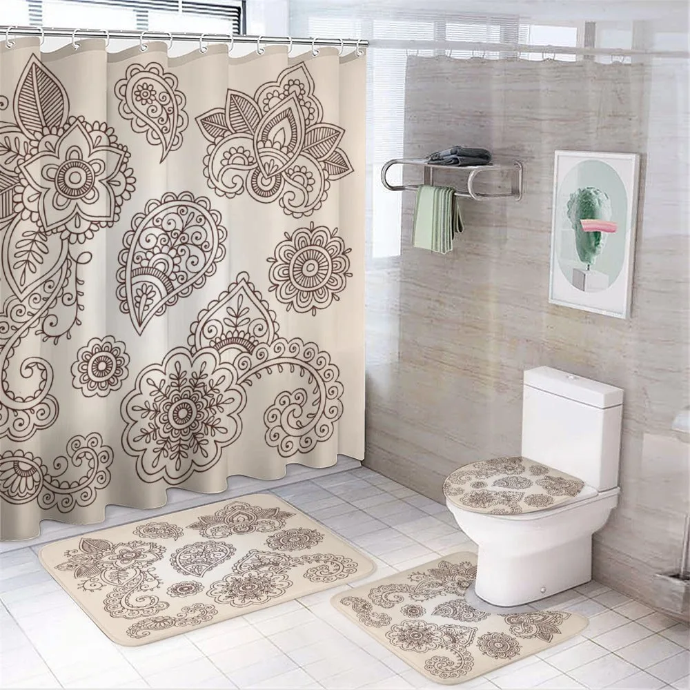 Monochrome Paisley Doodle — Your design