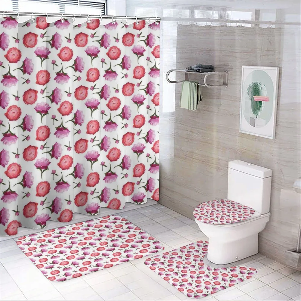 Pink and Violet Peonies — Your design