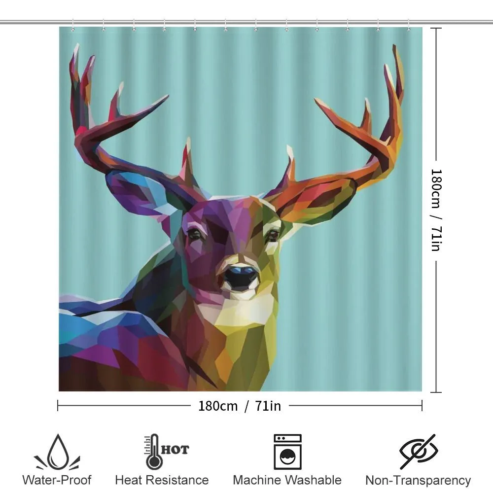 Retro Low Poly Deer — Detail 2