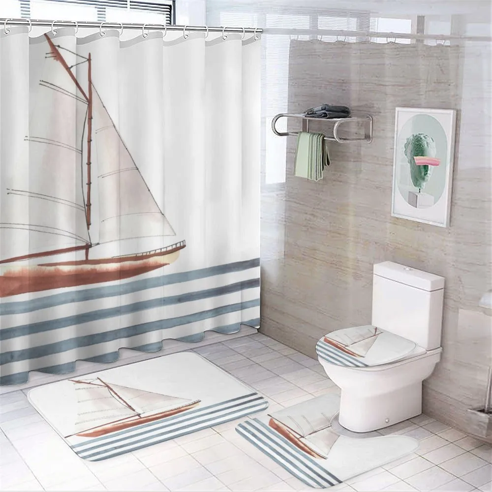 Sailing Theme Boat Waves — Your design
