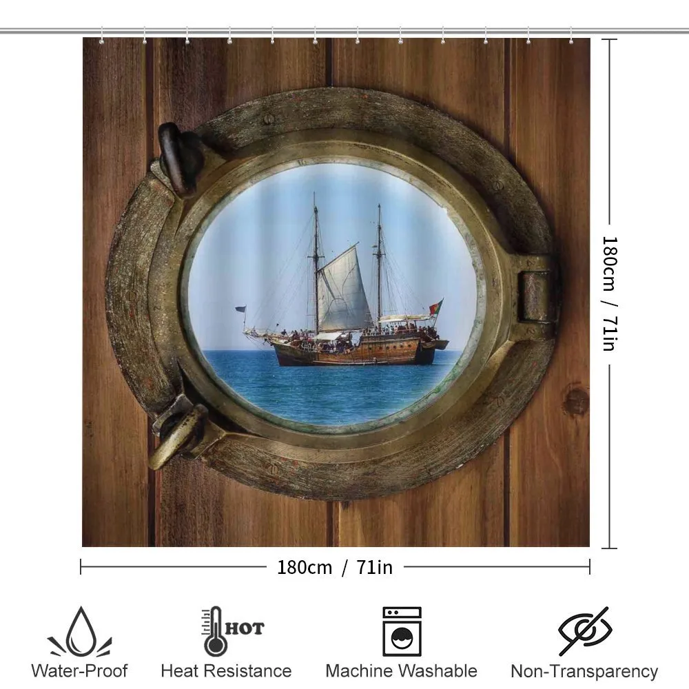 Ship Window with Cruise — Detail 2