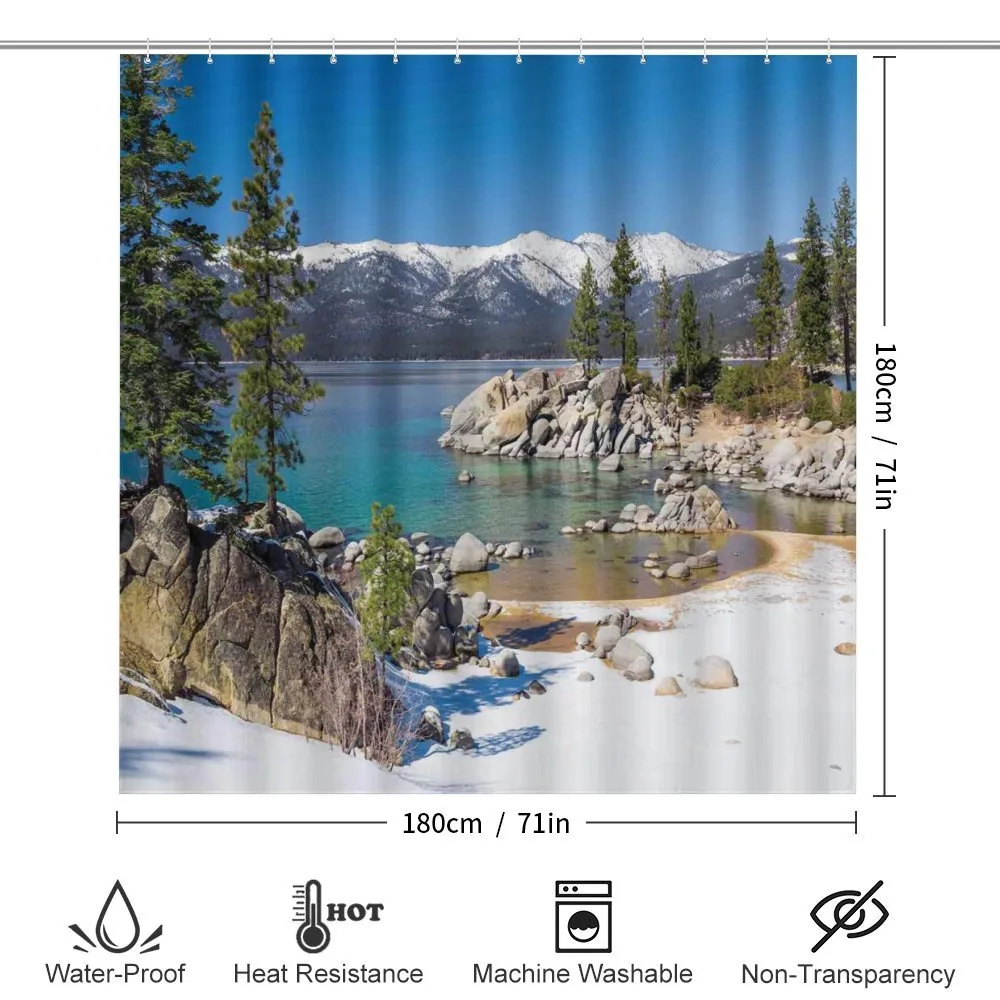 Snowy Mountains Lake — Detail 2