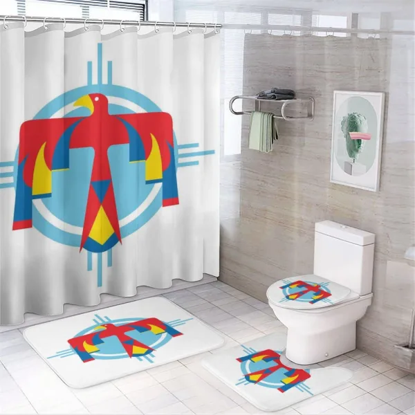 Thunderbird on a shower curtain