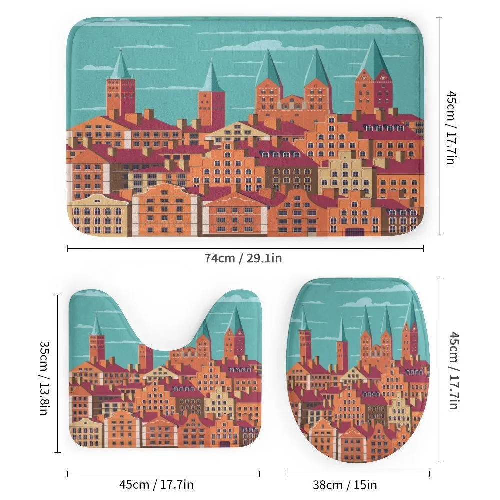 Vertical Retro Buildings — Detail 1