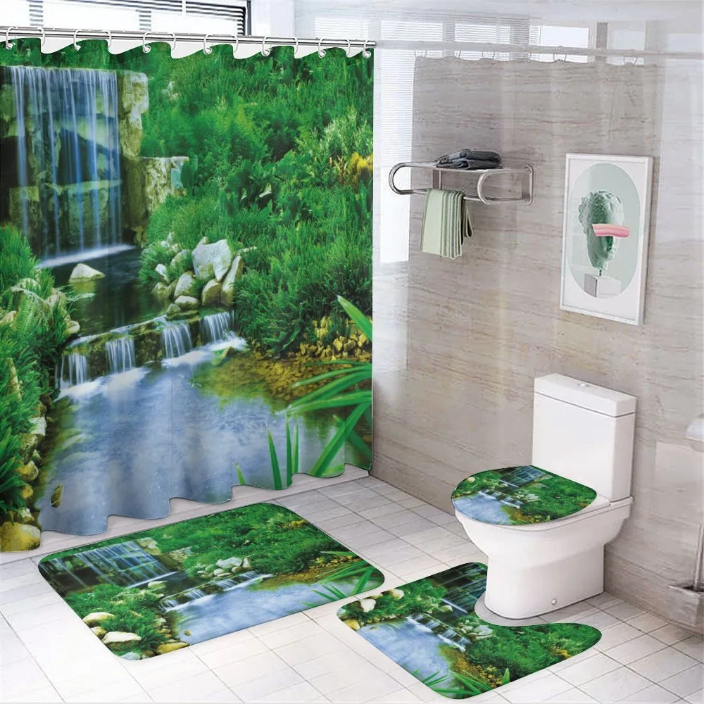 Waterfall Rocks Forest — Your design