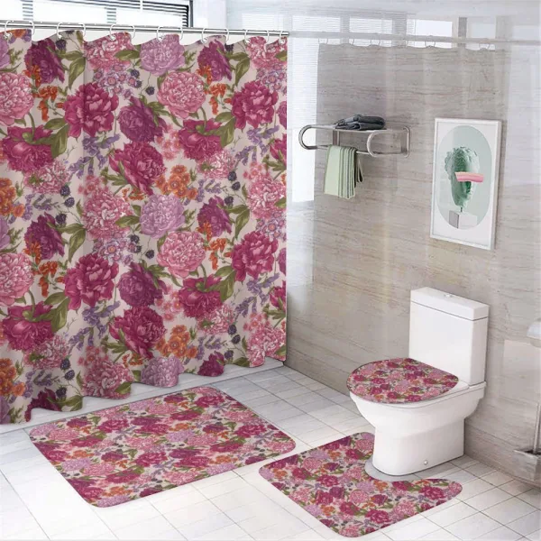 Wild Flora Vintage on a shower curtain