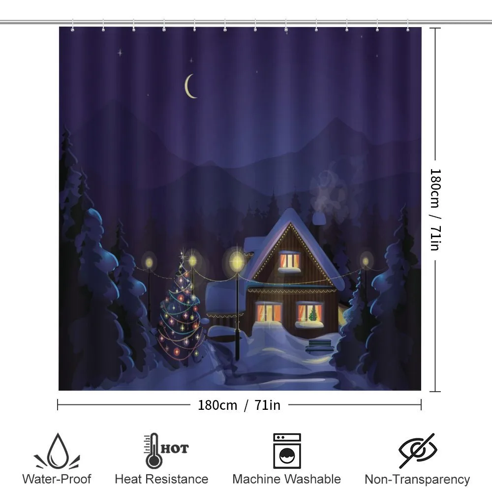 Winter Home and Tree — Detail 2