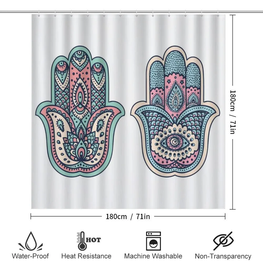 Boho Evil Eye Lotus — Detail 2