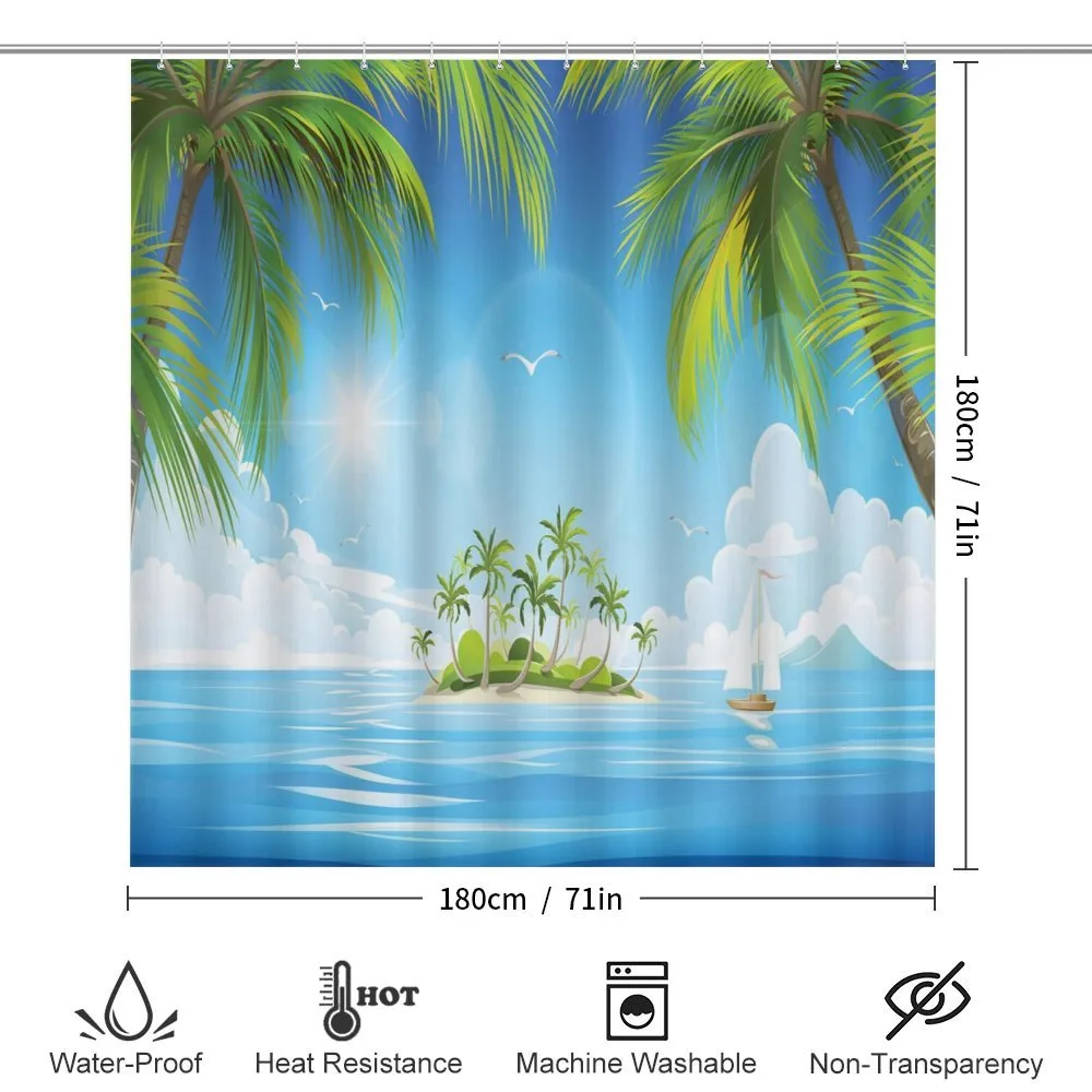 Cartoon of Tropical Island — Detail 2