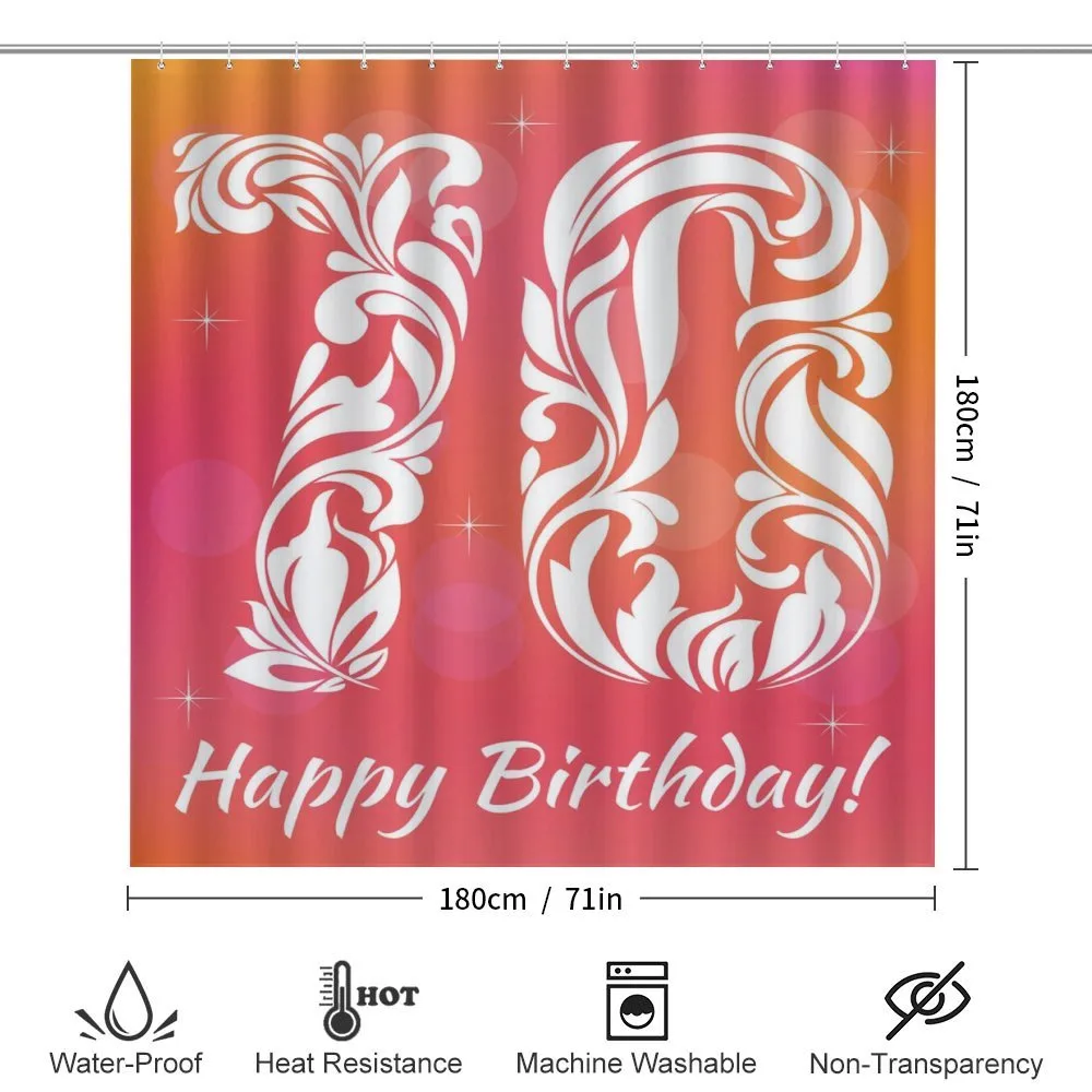 Foral Happy Birthday — Detail 2